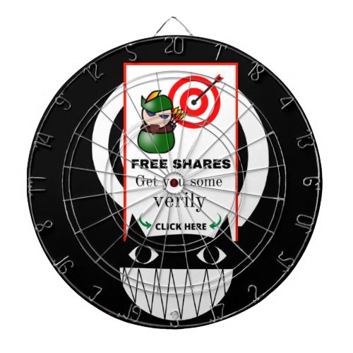 Valentines Day Gift Idea FREE SHARES OF STOCK Dart Board