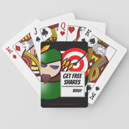 Valentines Day Gift Idea FREE SHARES OF STOCK Poker Cards