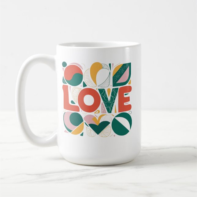 valentine's day gift, Mug design, Love mug (Left)