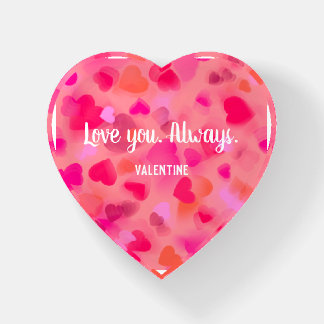 Valentine's Day Gift: Personal heart paperweight