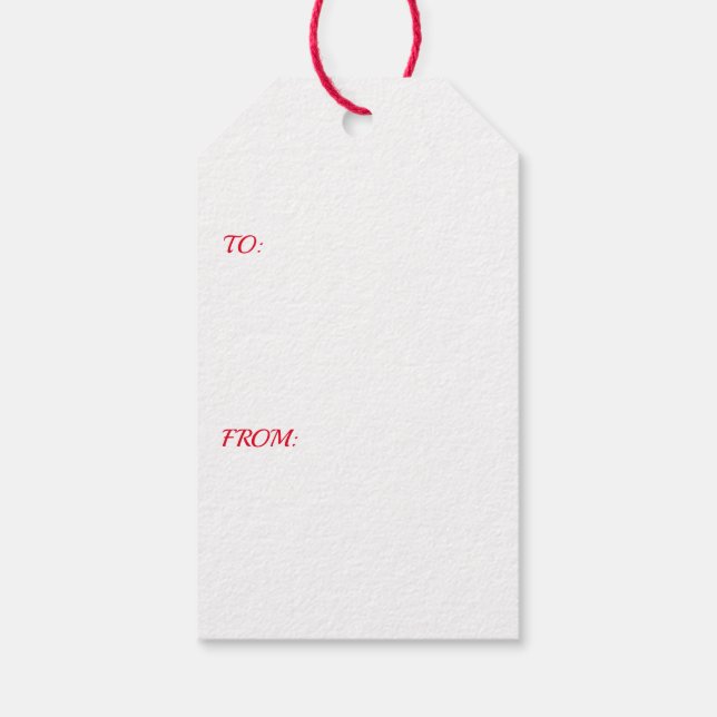 Valentine's Day GIFT TAG (Back)