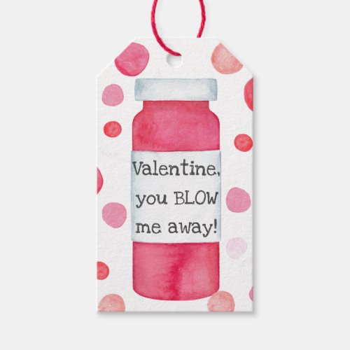 Valentines Day Gift Tag for Bubbles