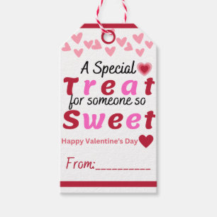 Valentine's Day Gift Tags, Valentine's Day Tag