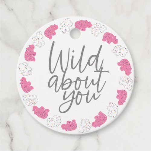 Valentines Day Gift Tags Wild About You Cookies