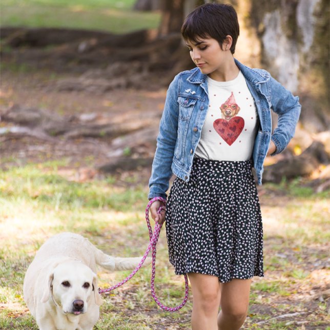 Valentine's Day Gift Yellow Labrador Dog T-Shirt (Creator Uploaded)