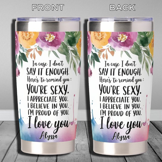 Valentines Day Gifts For Her Anniversary Wedding  Insulated Tumbler (Creator Uploaded)