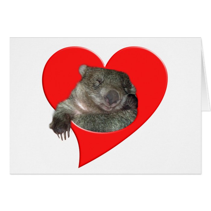 Valentine's Day Gifts, Wombat Love Cards