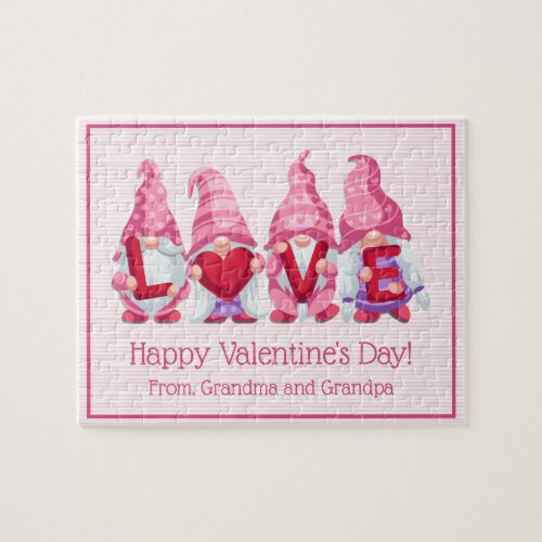 Valentines Day Gnomes Jigsaw Puzzle