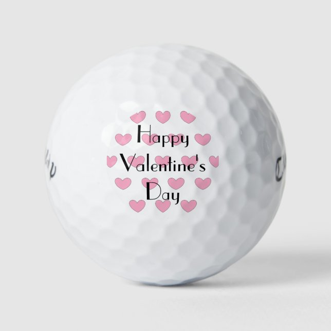 Valentine's Day golf balls by dalDesignNZ (Front)