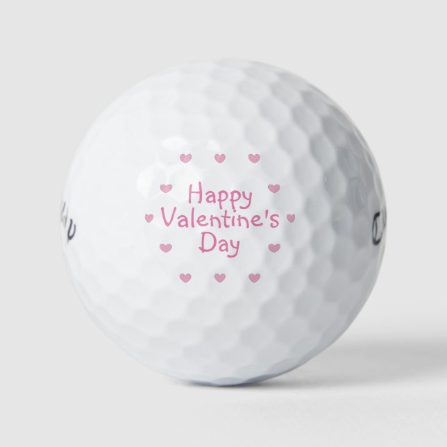 Valentine's Day golf balls by dalDesignNZ (Front)