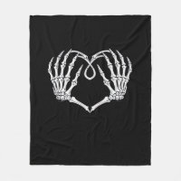 Valentines Day Gothic Heart With Skeleton Hands Va