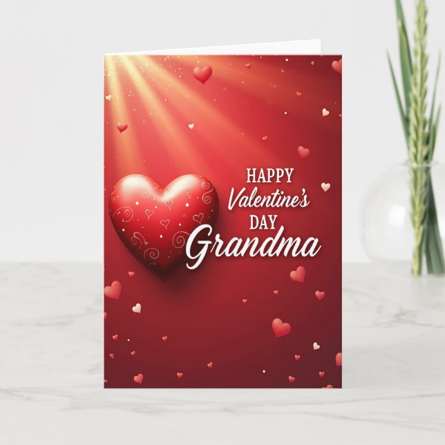 Valentines Day Grandma Card (Front)