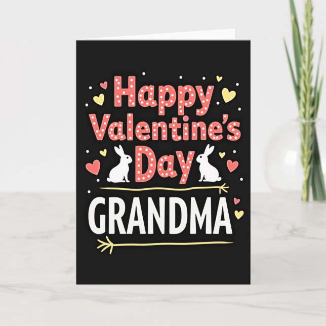 Valentines Day Grandma Sweet Card (Front)