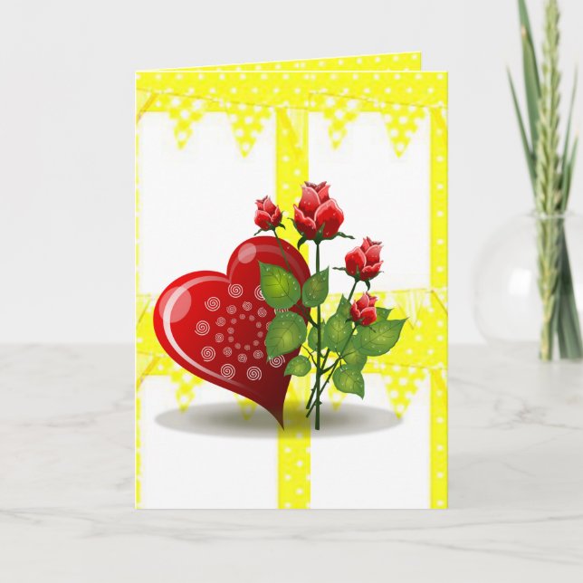 Valentine's Day Greeting Card (Front)