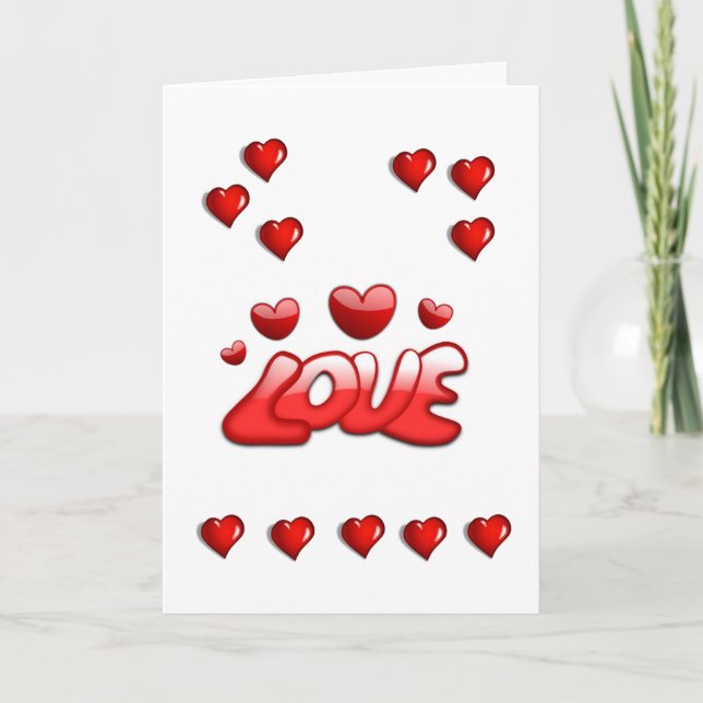 Valentine's Day Greeting Card (Front)