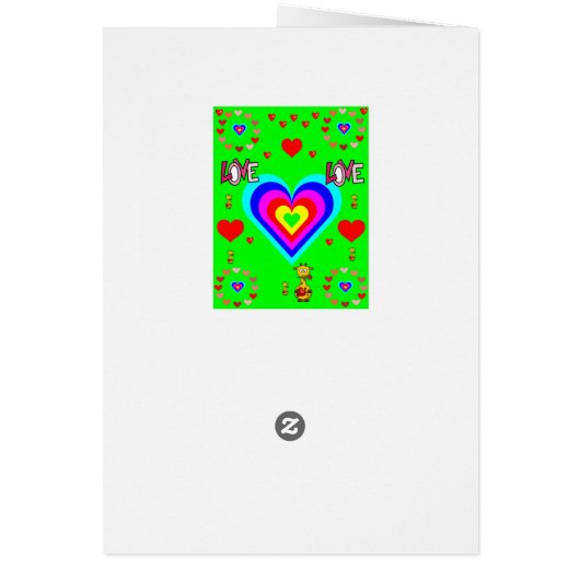 Valentine's Day Greeting Card (Back)