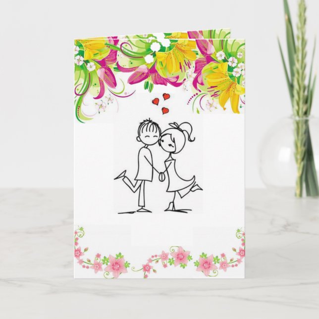 Valentine's Day Greeting Card (Front)