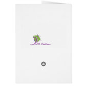 Valentine's Day greeting card (Back)