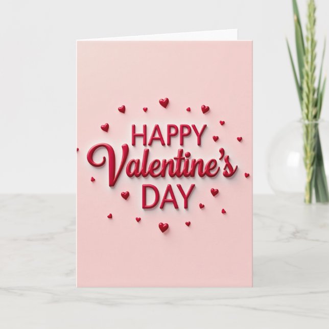 Valentines Day Greeting Card (Front)