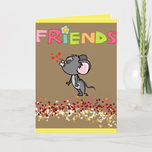 Valentines Day Greeting Card Be Valentine Mouse 