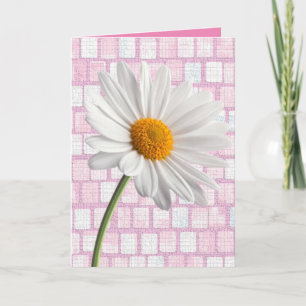 Valentine's Day Greeting Card Daisy