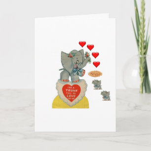 Valentine's Day Greeting Card Elephant