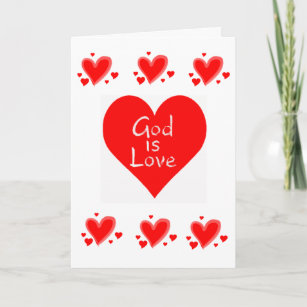 Valentine's Day Greeting Card God is Love