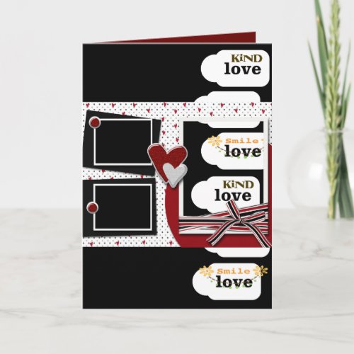 Valentines Day Greeting Card Kind Smile Love 