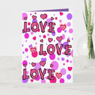 Valentine's Day Greeting Card Love