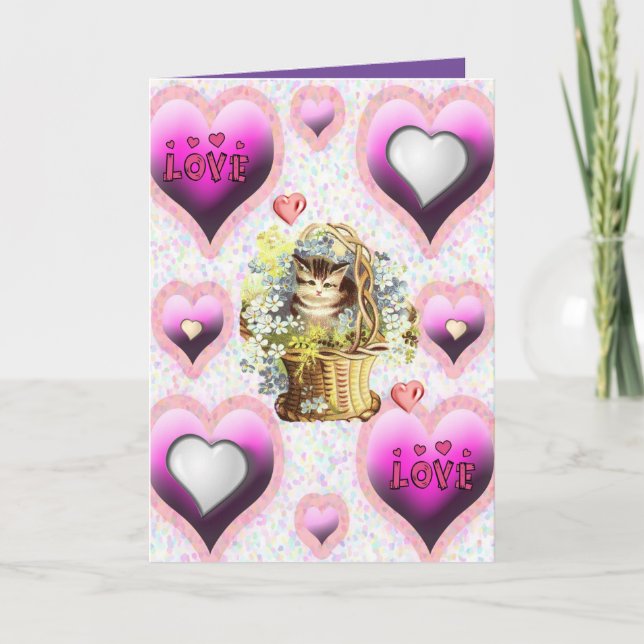 Valentine's Day Greeting Card Vintage (Front)