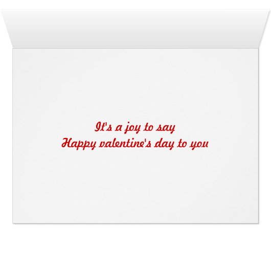 Valentine's day greeting cards (Inside Horizontal (Bottom))