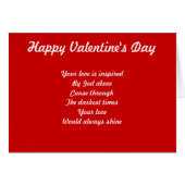 Valentine's day greeting cards (Front Horizontal)