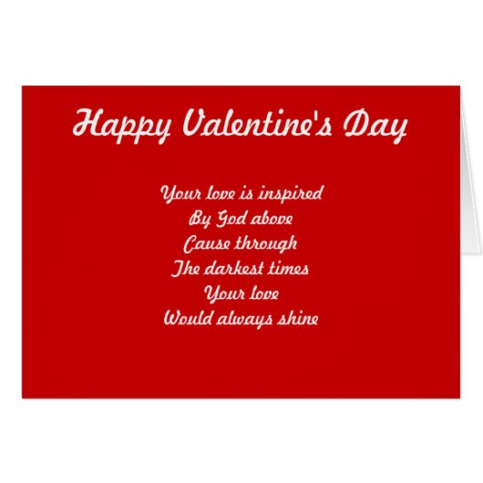 Valentine's day greeting cards (Front Horizontal)