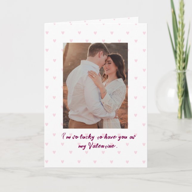 Valentine's Day Greetings Card  (Front)