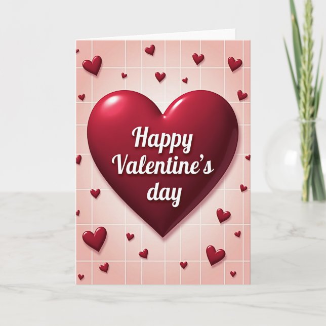 Valentines Day Grid Card (Front)