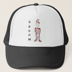 Valentine's Day Groom Trucker Hat