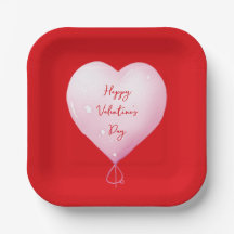 Valentine's Day happy heart bright red