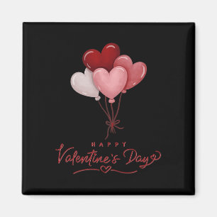 Valentines Day Heart Baloons Magnet