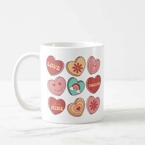 Valentines Day Heart Candies Coffee Mug