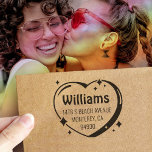 Valentine's Day Heart Candy Return Address Self-inking Stamp<br><div class="desc">Get into the Valentine's Day spirit with our charming cute Candy Heart Return Address Stamp! Whether you're sending out Valentine's cards, invitations, or just want to add a cute loving touch to your outgoing mail, this stamp will make your envelopes stand out. Spread love with every piece of mail you...</div>