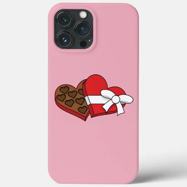 Valentine's Day Heart Chocolate Box Case-Mate iPhone Case (Back)