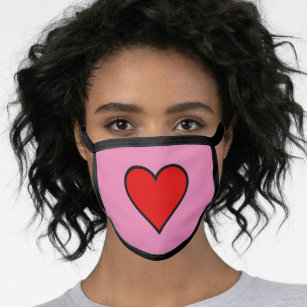 VALENTINE'S DAY HEART CLOTH Face Mask