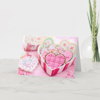 Valentine's Day - Heart Cookies - Personalize Holiday Card