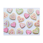 Valentine's day heart cookies