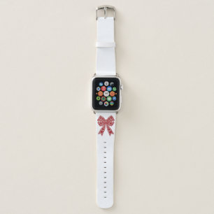 Valentine's day Heart Coquette bow Retro Valentine Apple Watch Band