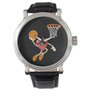 Valentine's Day Heart Dunking Cute Basketball Watch