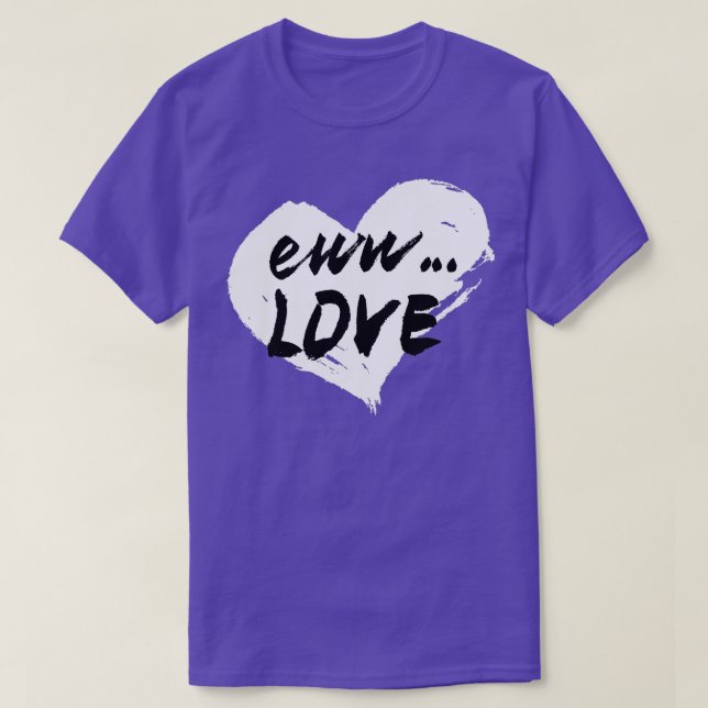 Valentines Day Heart Love For Single T-Shirt (Design Front)