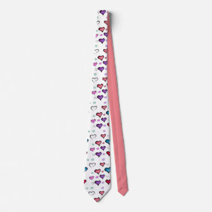 Valentine's Day heart Neck Tie