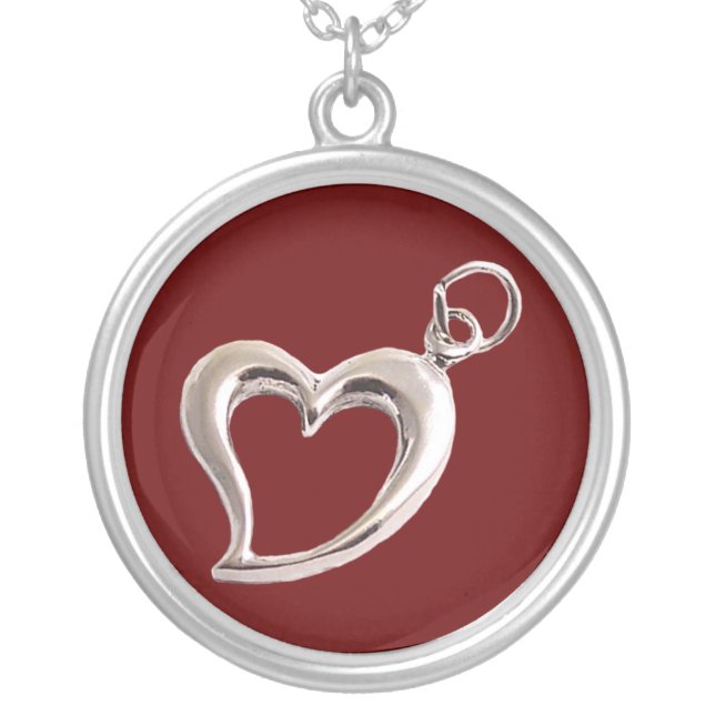 Valentine's Day Heart Necklace (Front)