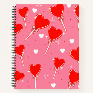 Valentines Day Heart Notebook